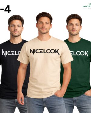 Premium Print T-Shirt Combo – 3 Pcs | 100% Cotton, 180 GSM
