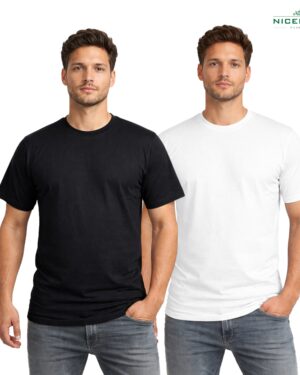 Solid-T Shirt 2 pcs Combo | 100% Cotton, 180 GSM