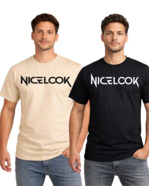 Premium Print T-Shirt Combo – 2 Pcs | 100% Cotton, 180 GSM