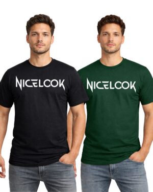 Premium Print T-Shirt Combo – 2 Pcs | 100% Cotton, 180 GSM