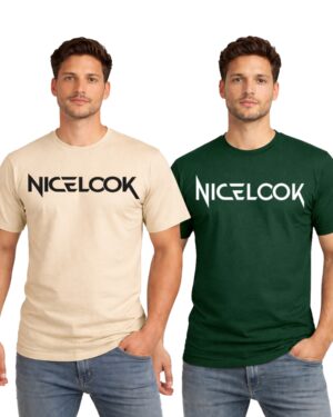 Premium Print T-Shirt Combo – 2 Pcs | 100% Cotton, 180 GSM (Copy)