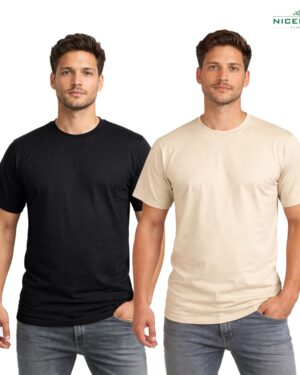 Solid-T Shirt 2 pcs Combo | 100% Cotton, 180 GSM