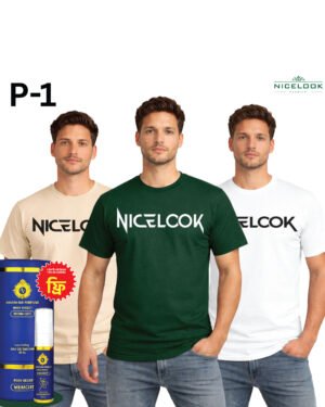 Premium Print T-Shirt Combo – 3 Pcs | 100% Cotton, 180 GSM